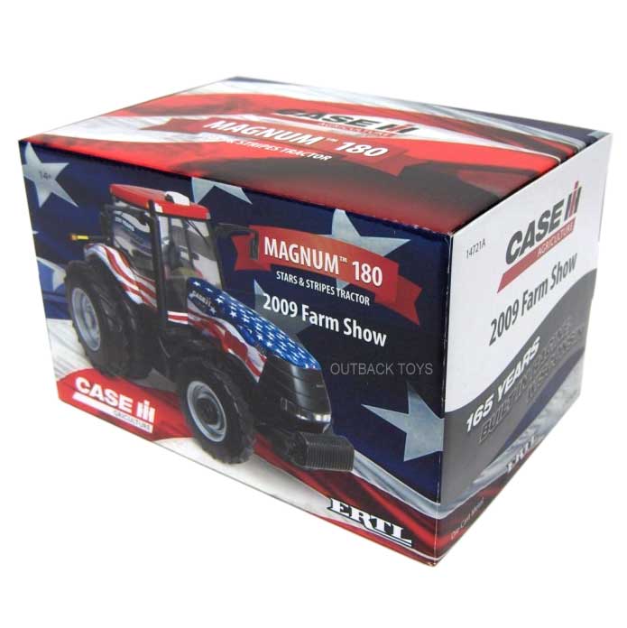 1/32 Limited Edition Case IH Magnum 180 "Stars & Stripes" w/ Duals by ERTL, 2009 Farm Show