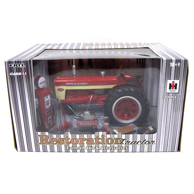 1/16 IH Farmall 460 Restoration Tractor Set with Accessories by ERTL