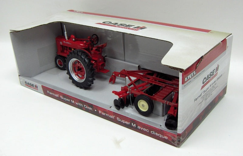 (B&D) 1/16 IH Farmall Super M Narrow Front with 4 Gang Disk - Damaged Item