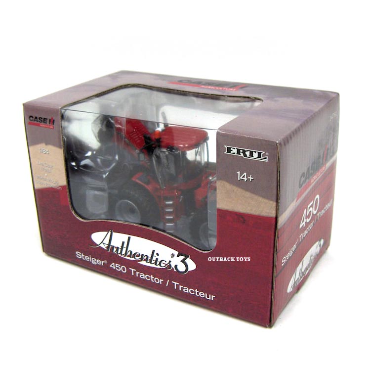 1/64 Case IH Steiger 450 with Row Crop Duals, ERTL Authentics Series #3