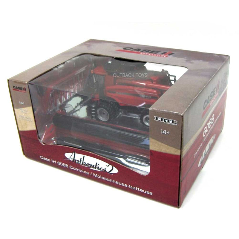 1/64 Case IH 6088 Combine w/ 8 Row Corn Header, ERTL Authentics #2