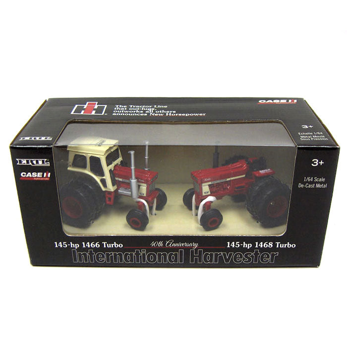 1/64 International Harvester 1468 & 1466 40th Anniversary Tractor Set by ERTL