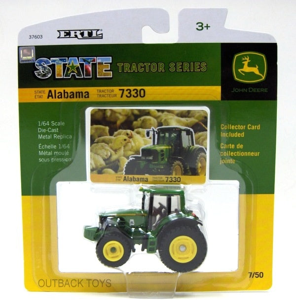 1/64 John Deere 7330, ERTL State Tractor Series #7: Alabama