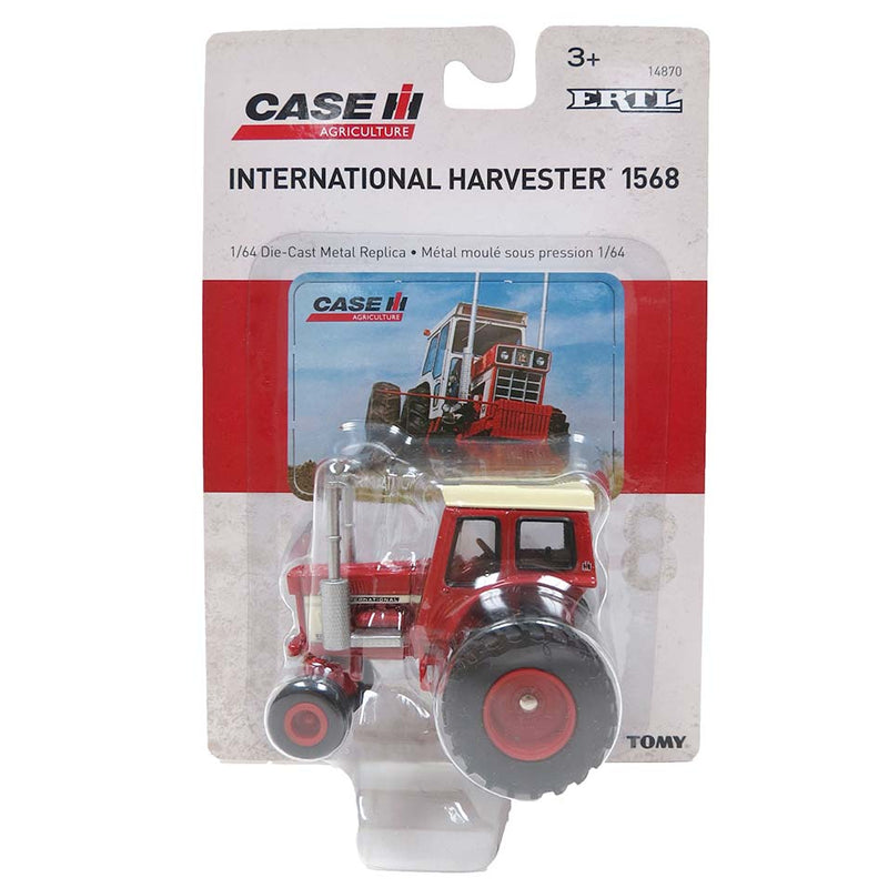 1/64 International Harvester 1568 V8 Tractor with Cab & Duals by ERTL