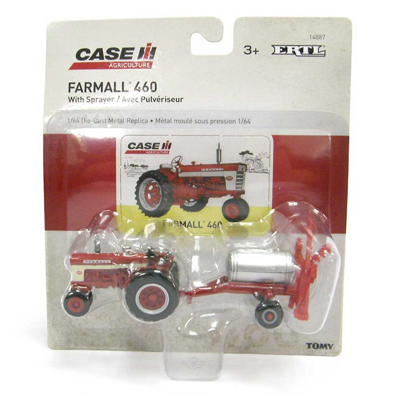 1/64 IH Farmall 460 with Sprayer 2 Piece Set