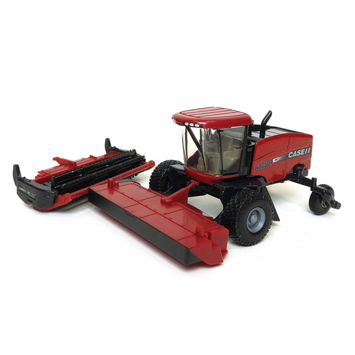 1/64 Case IH WD2504 Windrower with Detachable Sickle Bar and Rotary Heads