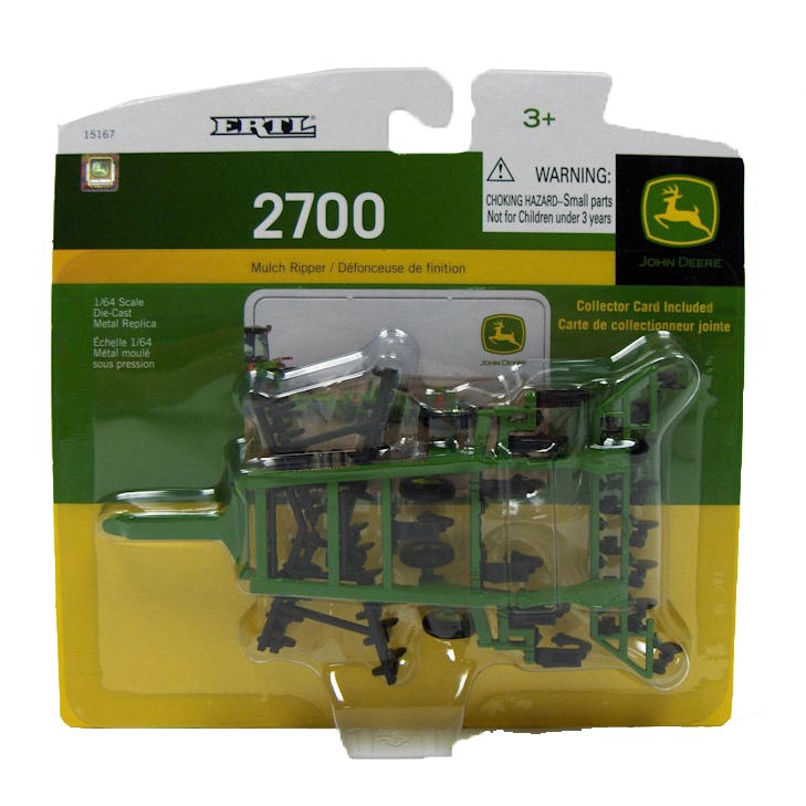 1/64 John Deere 2700 Mulch Ripper by ERTL