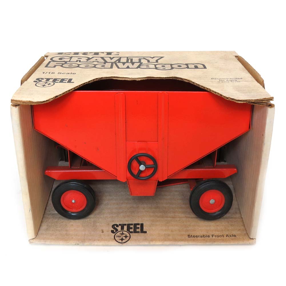 1/16 Orange Gravity Wagon, Made in the USA by ERTL — Outback Toys