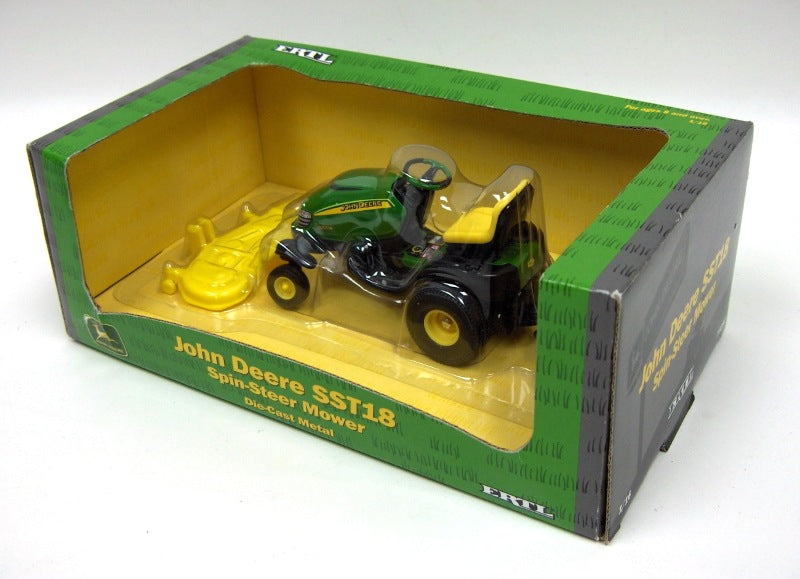 (B&D) 1/16 John Deere Spin-Steer Mower SST18 with Mower Deck and Hitch Box