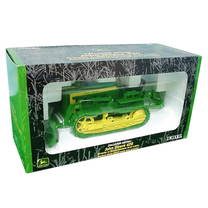 1/16 John Deere 420 Crawler with Blade & Ripper, Collector Edition by ERTL