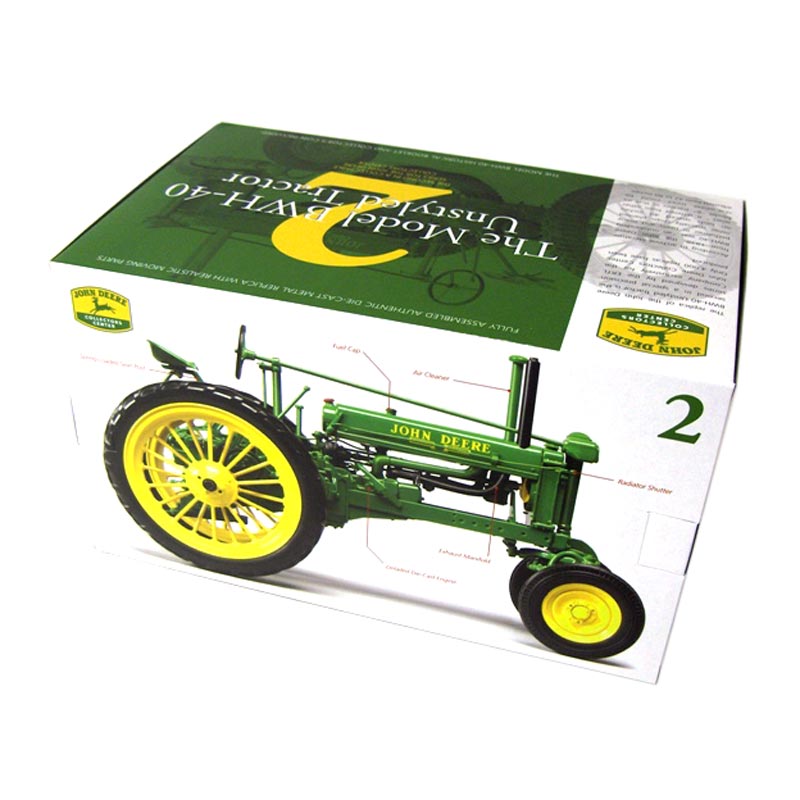 1/16 John Deere Model BWH-40 Unstyled Tractor, John Deere Collectors Center #2 by ERTL