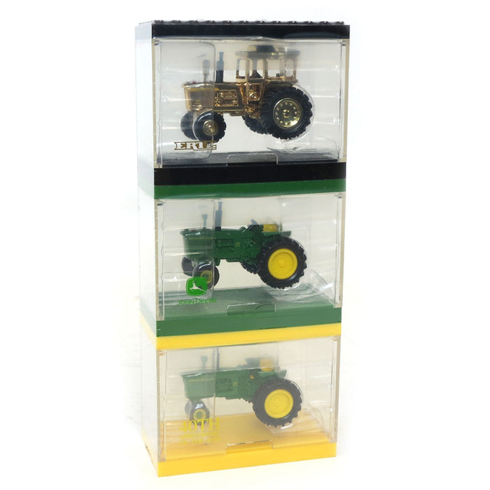 1/64 John Deere 4020 3 Piece Tractor Set with Gold 4020 Cab Tractor