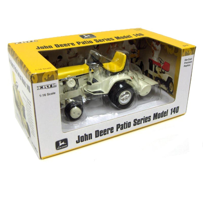 1/16 Limited Edition Yellow John Deere Patio Series Model 140 w/ Rear Rotor-tiller