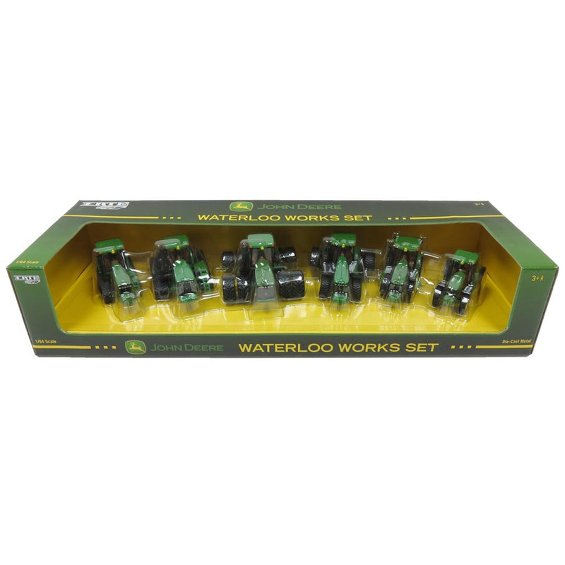 1/64 John Deere Waterloo Works 6 Piece Tractor Set by ERTL
