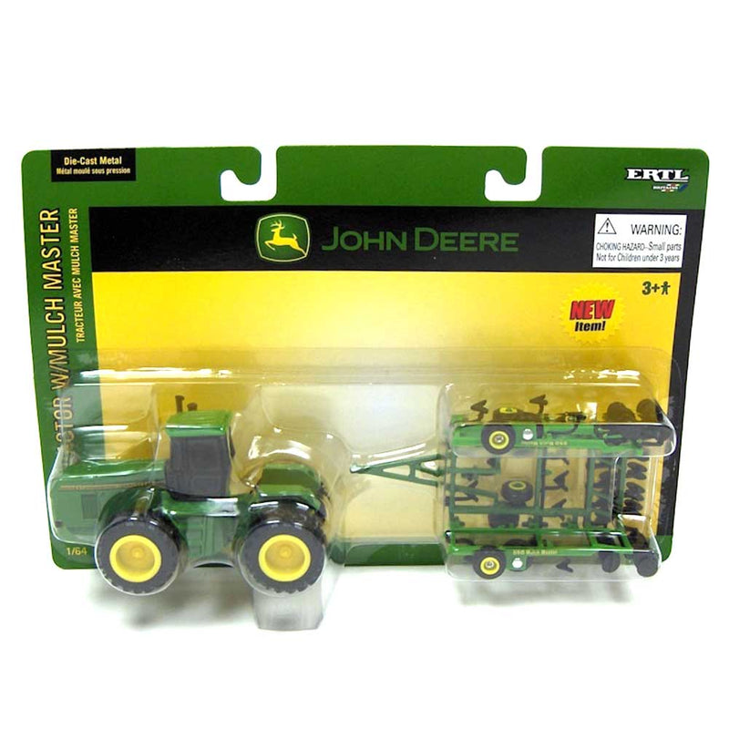 1/64 John Deere 8970 4WD Duals Tractor with 550 Mulch Master by ERTL