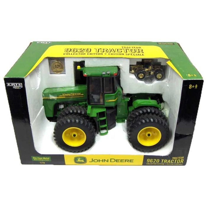 1/16 John Deere 9620 with Duals & 1/64 Gold John Deere 9620