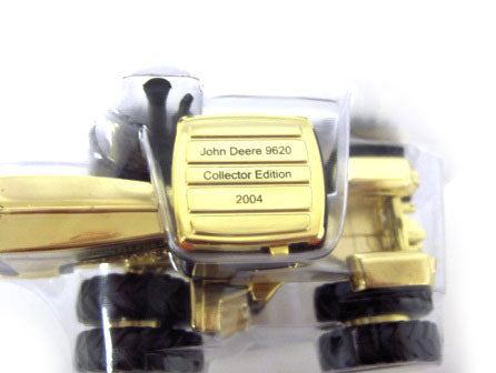 1/16 John Deere 9620 Tractor with Duals & 1/64 Gold John Deere 9620 Tractor by ERTL, Collector's Edition
