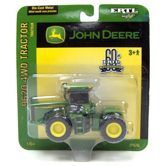 (B&D) 1/64 John Deere 9620 with Large Singles by ERTL - Damaged Pack