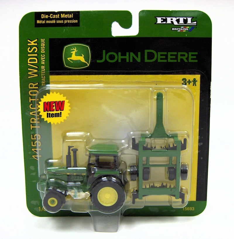 1/64 John Deere 4455 Tractor with Disk by ERTL