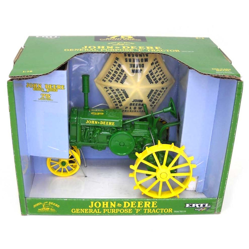 1/16 John Deere General Purpose P with Umbrella, 75th Anniversary Collector Edition