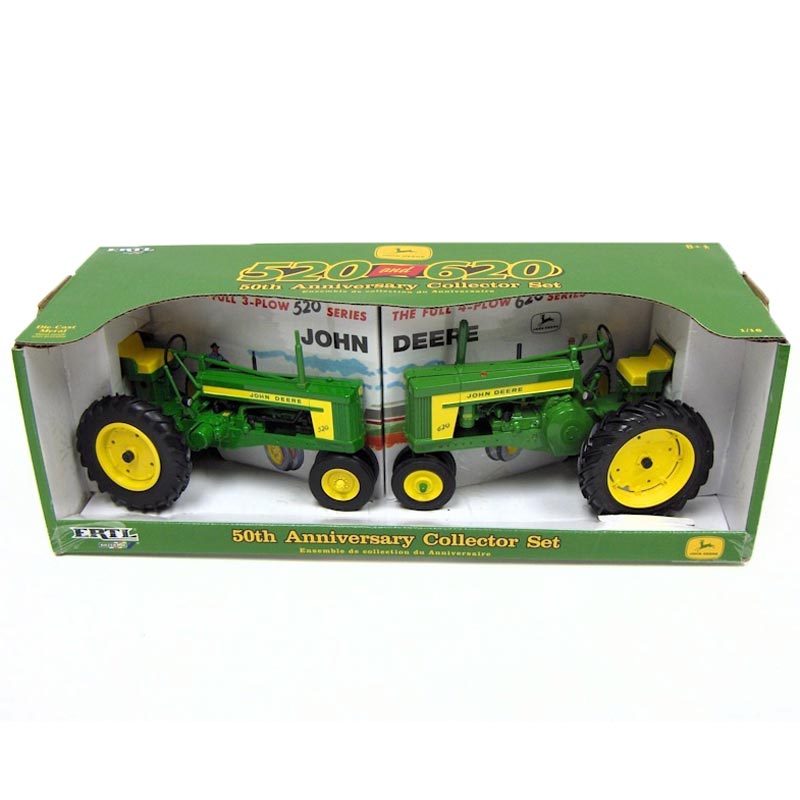 1/16 John Deere 520 & 620 50th Anniversary Collector Set by ERTL