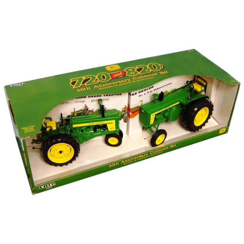 1/16 John Deere 720 & 820 50th Anniversary Collector Set by ERTL