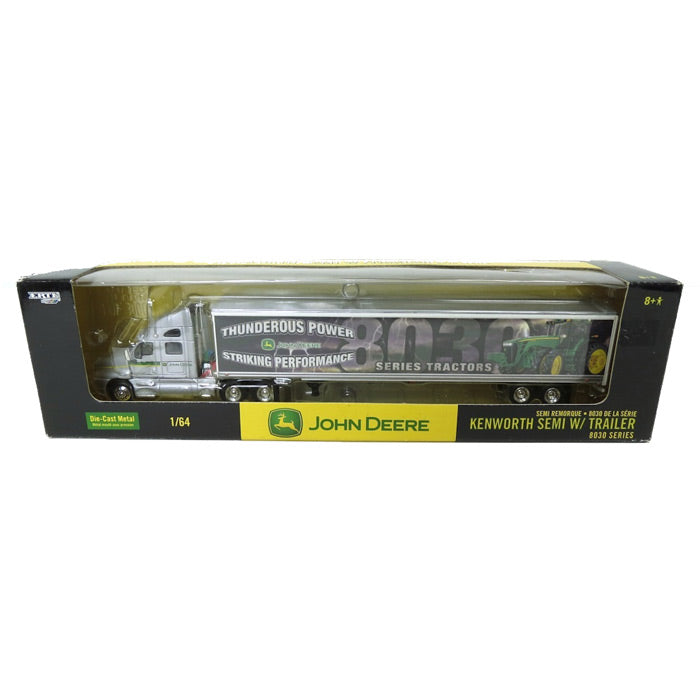 (B&D) 1/64 John Deere 8030 Series Semi with Gray Kenworth - Box Damage