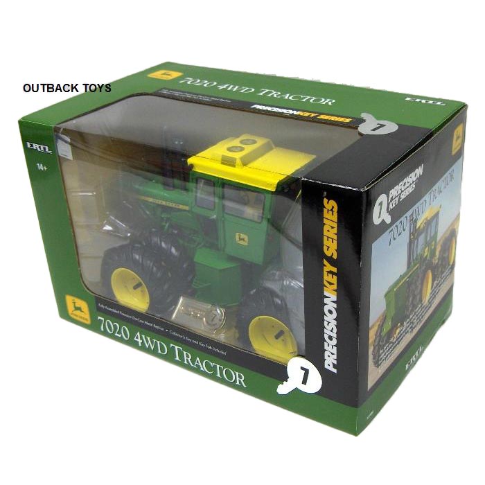 1/16 John Deere 7020 Tractor with 4-Wheel Drive, ERTL Precision Key Series #7