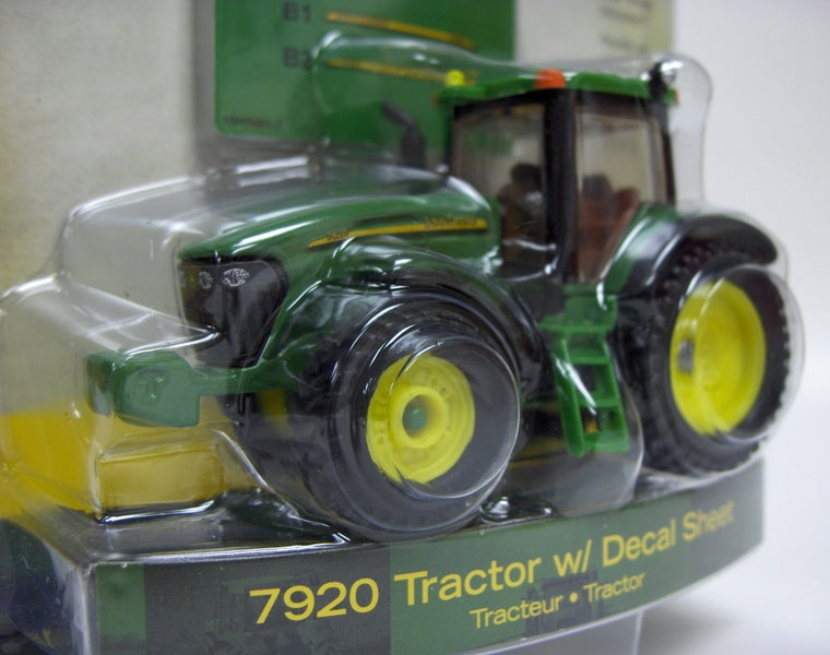 1/64 John Deere 7920 Tractor with Decal Sheet to Customize, by ERTL