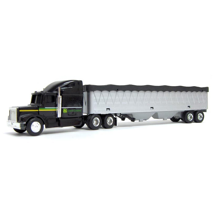 1/64 John Deere Semi with Black Cab and Grain Hauler