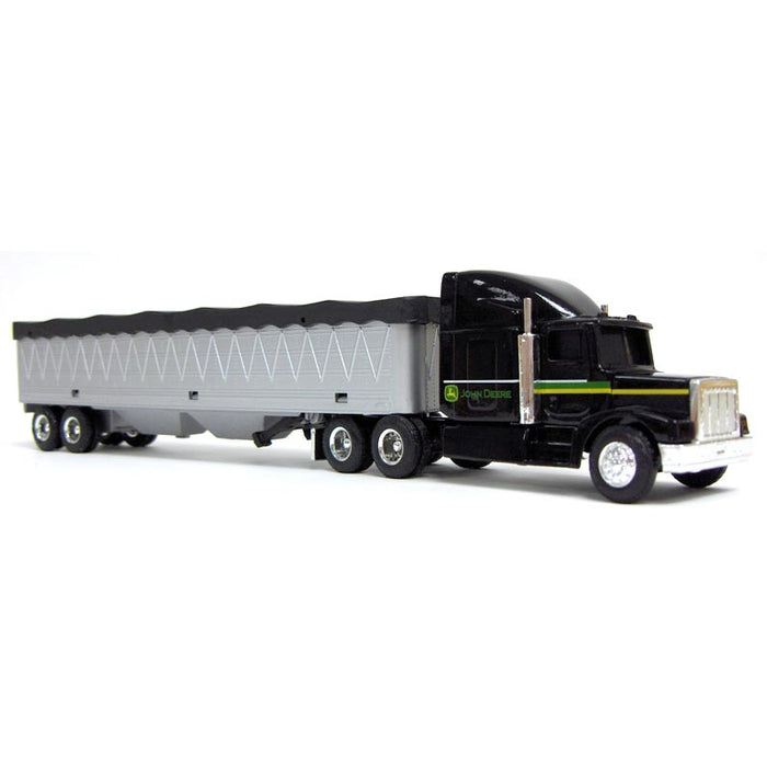 1/64 John Deere Semi with Black Cab and Grain Hauler