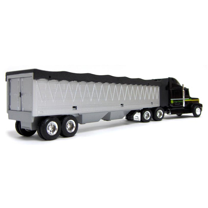 1/64 John Deere Semi with Black Cab and Grain Hauler