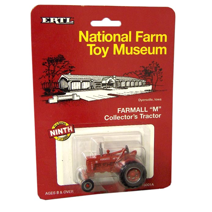 1/64 IH Farmall "M" Wide Front Collector's Tractor, National Farm Toy Museum, 9th in Series by ERTL