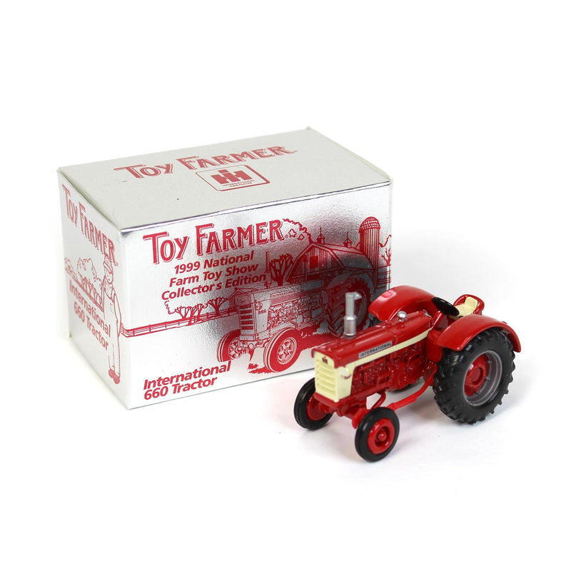 1/64 International Harvester 660 Tractor by ERTL, 1999 National Farm Toy Show Edition