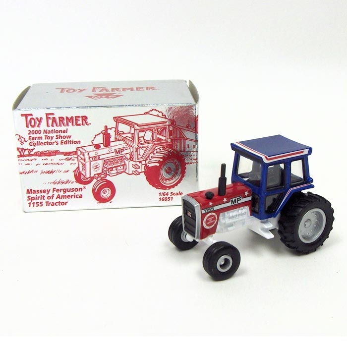 1/64 Massey Ferguson 1155 Spirit of America with Cab, 2000 National Farm Toy Show