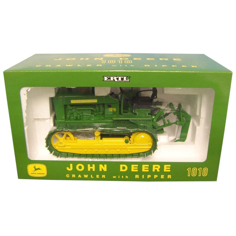 1/16 John Deere 1010 Crawler with Ripper by ERTL, 2002 Plow City Limited Edition