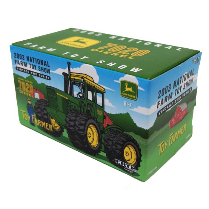 1/64 John Deere 7020 Tractor with Cab & 4WD, 2003 National Farm Toy Show