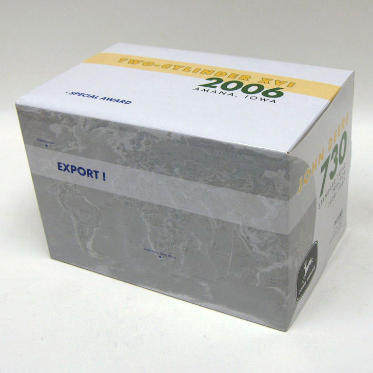 1/16 John Deere 730 Tractor, 2006 Two-Cylinder XVI Award Version by ERTL