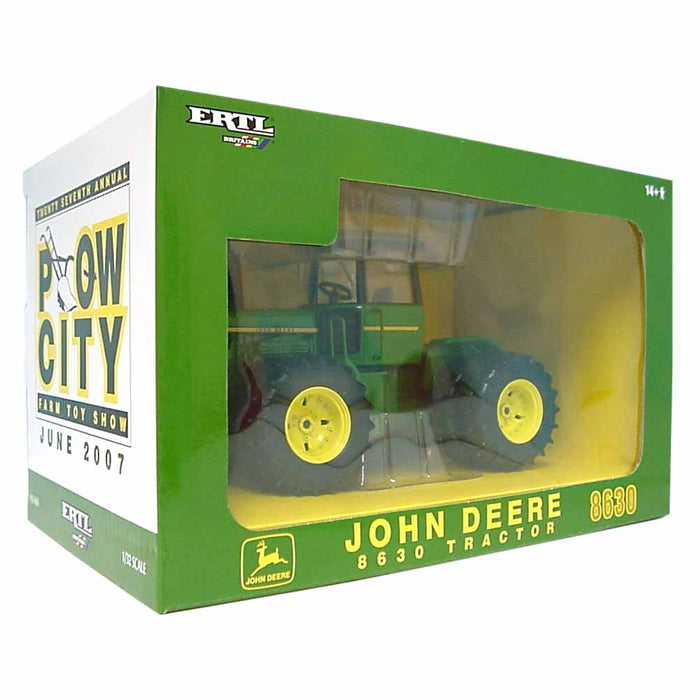1/32 John Deere 8630 4WD Artic with Duals, 2007 Plow City  Limited Edition