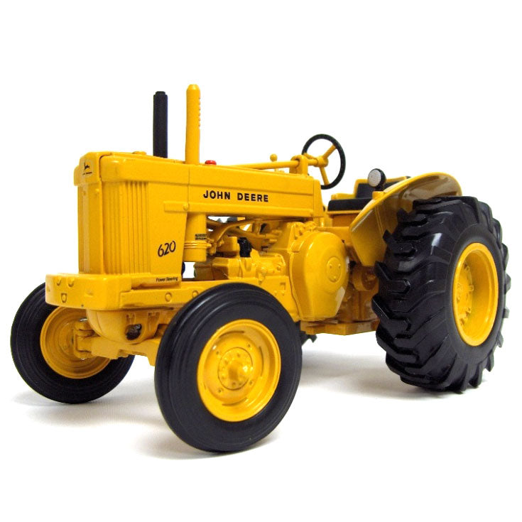 1/16 John Deere 620 Industrial Yellow Tractor by ERTL, Two Cylinder Club