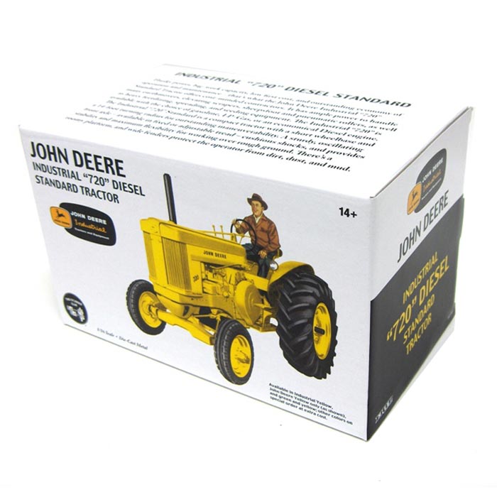 1/16 John Deere 720 Industrial Yellow, 2008 Two-Cylinder Club Expo