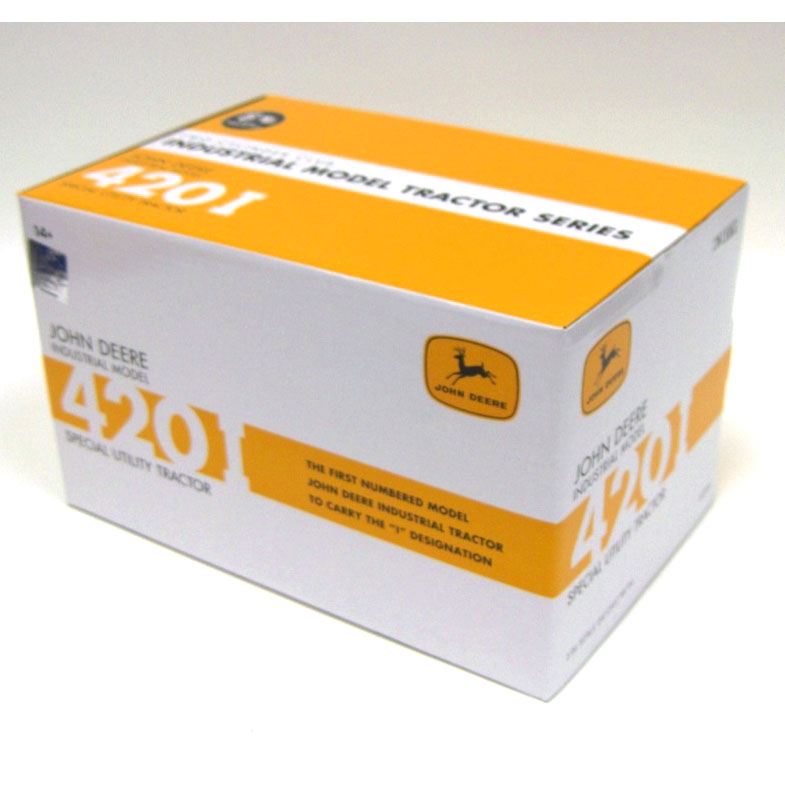 1/16 Limited Edition John Deere 420 Industrial Yellow, 2011 Two Cylinder Expo XXI