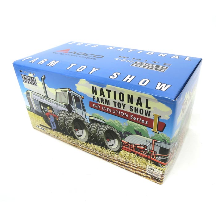 1/64 White 4-210 Field Boss 4WD Tractor, 2013 National Farm Toy Show