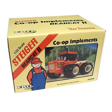 1/32 Steiger Bearcat II Tractor, Canadian Co-op Implements Orange, #7 in Toy Farmer Steiger Series