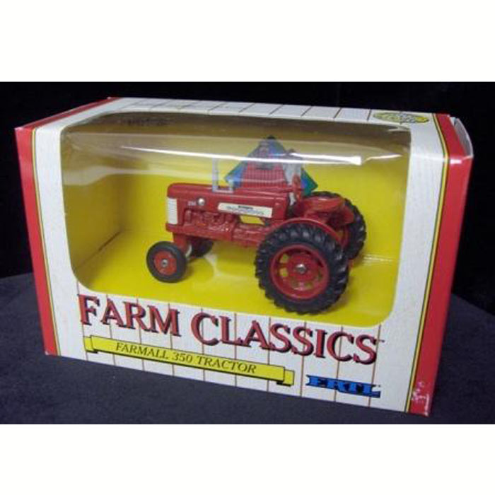 1/43 IH Farmall 350 Wide Front Die-cast Tractor by ERTL