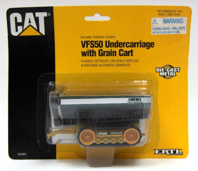 1/64 CAT VFS50 Undercarriage Tracks with C&J Logo Grain Cart