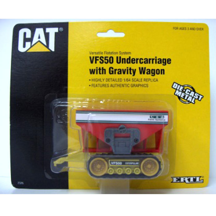 1/64 Caterpillar VFS50 Undercarriage with Gravity Wagon