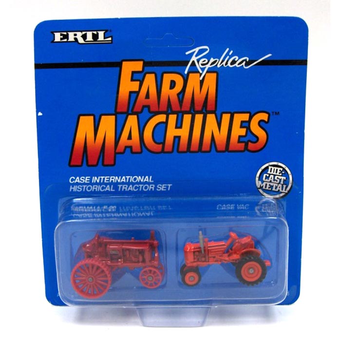 1/64 Case International Historical Tractor Set with Farmall F-20 & Case VAC