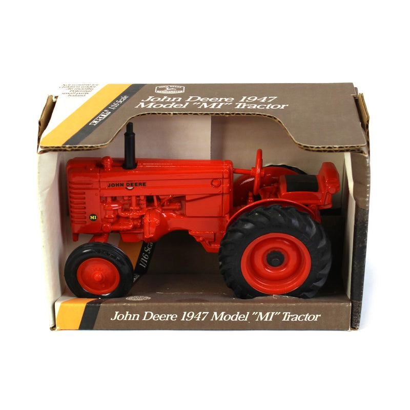 1/16 John Deere 1947 MI Industrial Orange Tractor with Wide Front by ERTL