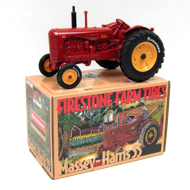 1/16 1955 Massey-Harris 55 with Firestone Farm Tires by ERTL